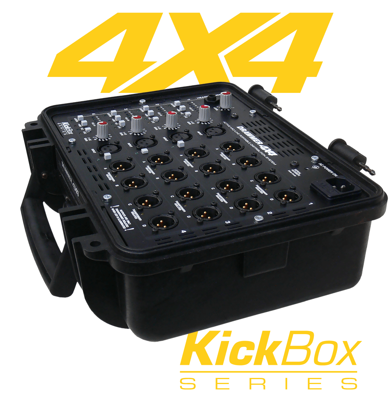 Drawmer 4X4 Kickbox with the lid off