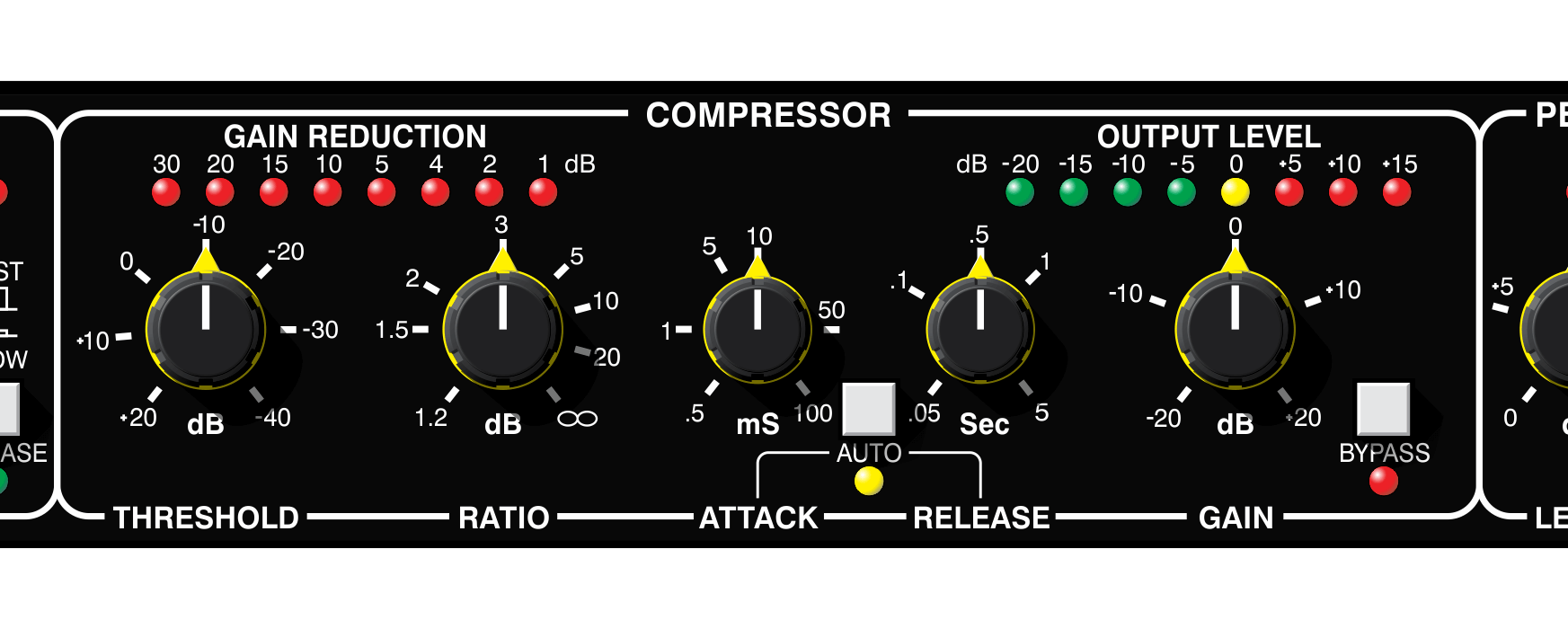 Close up od the DL241 compressor controls