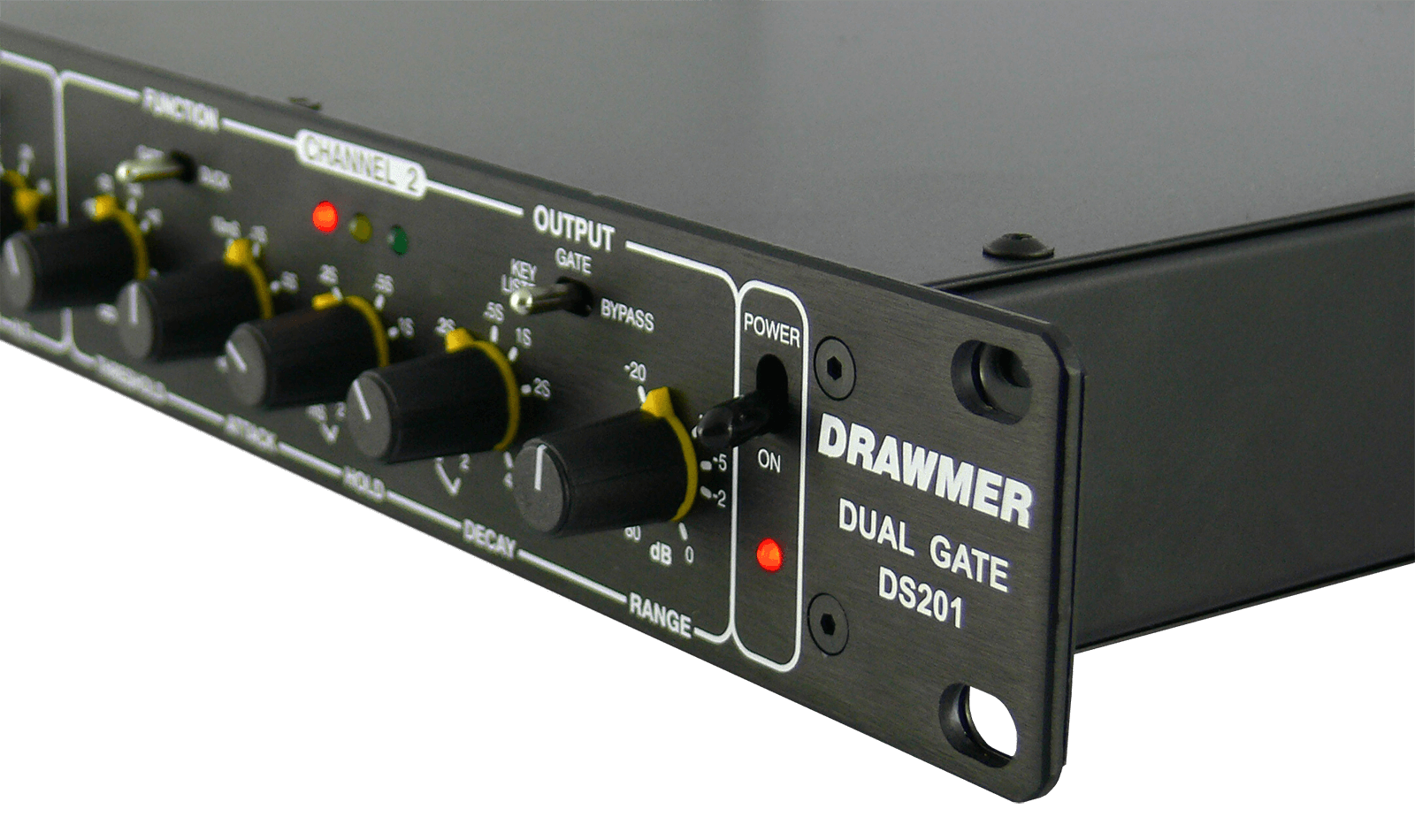 Side view of the DS201 噪声门