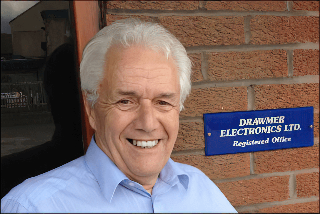 Ivor outside the Drawmer factory