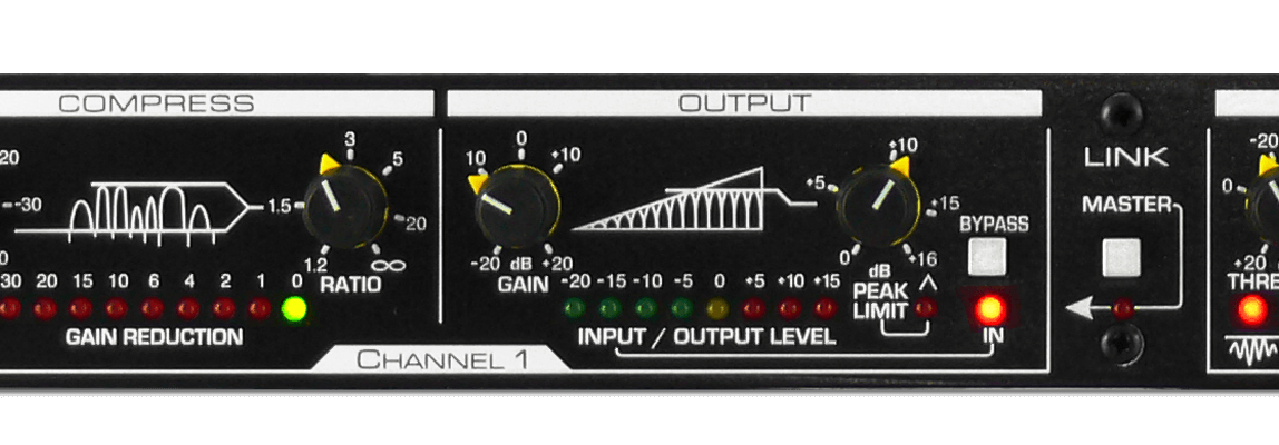 The compress and output contols of the MX30Pro
