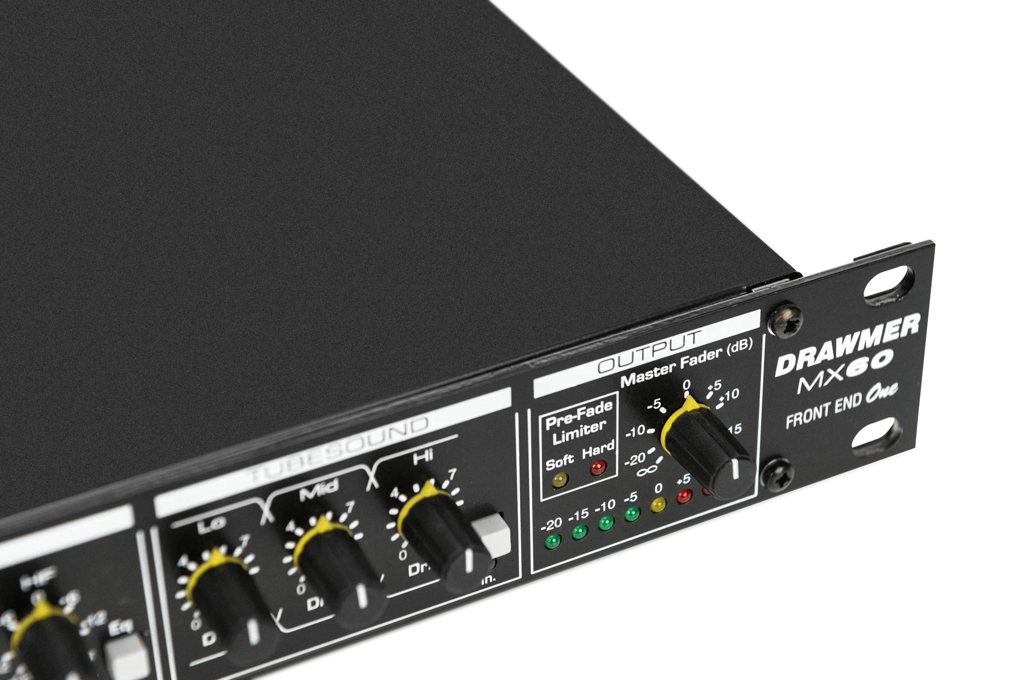 All the controls of the MX60pro front panel